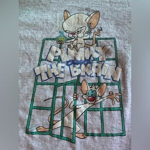 Vintage Pinky and the Brain Animaniacs T-shirt size large